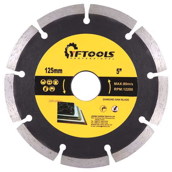 Segmented Diamond Saw Blades for Marble, Granite, Concrete, Stone Material Cutting